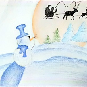 Снеговик- помощник Деда Мороза