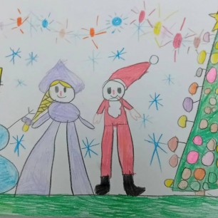 "Гости новогоднего праздника"