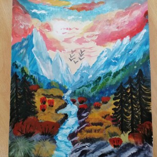 "Горный пейзаж"