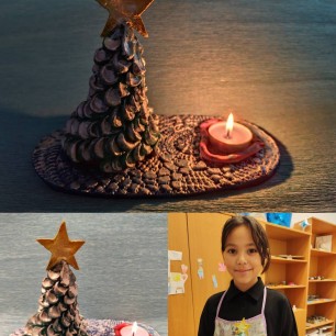 Подсвечник новогодний