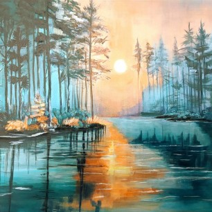 Тишина зимнего вечера