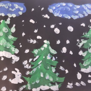 "Зима в лесу"