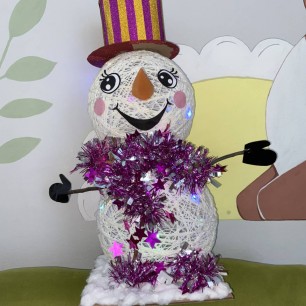 Новогодний снеговик