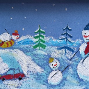 Забавы снеговичков