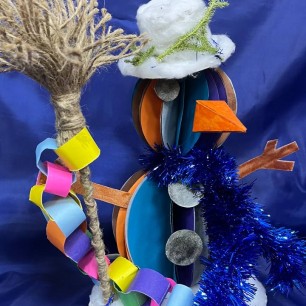 Весёлый снеговик