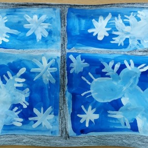 "Узоры на окне"