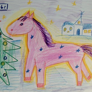 "Новогодняя лошадка, исполнительница желаний! "