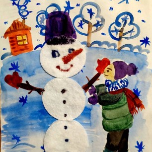 "Снежный друг - "Снеговик"