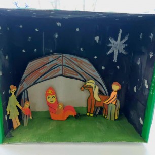 Радость встречи у рождественского вертепа