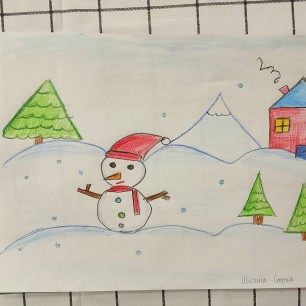 Мой любимый снеговик