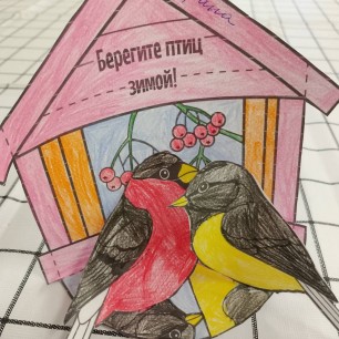 Берегите птиц зимой!
