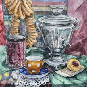 Натюрморт с баранками