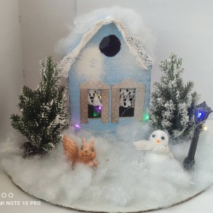 Зимний сказочный домик