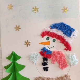 Мой друг-снеговик