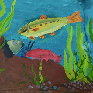 Пискарь в домике