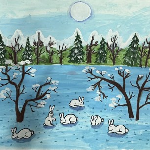 Собрание зайчат