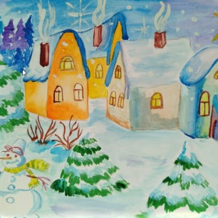 "Пришла снежная зима"