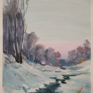 "Полдень. Зима "