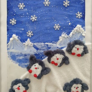 «Зимняя забава пингвинов»