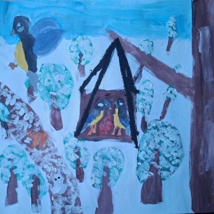 Домик для любимых птичек