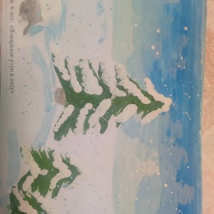 Январское утро в лесу