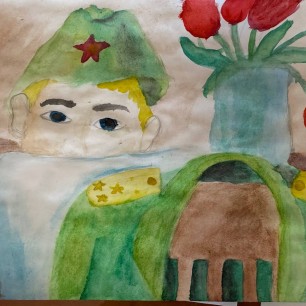 "В дедушкиной форме"