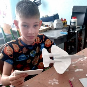 Модель самолета:   "Истребитель"