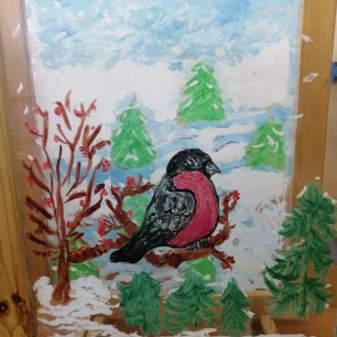 "Снегирь ждет весны"