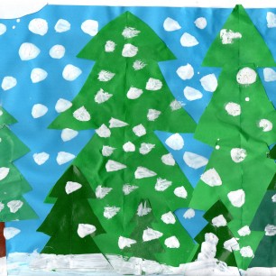 Ели в снегу