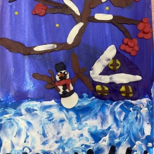 Зима в деревне