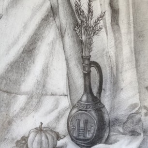 Натюрморт с тыквой