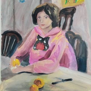 "Девочка с персиками"