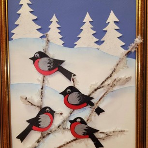 Снегири прилетели