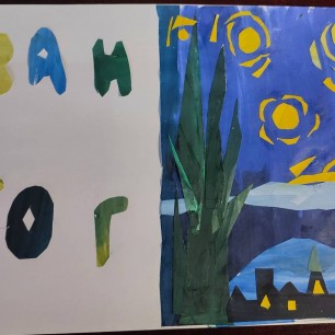 Учимся у мастеров. "Звездная ночь Ван Гога"