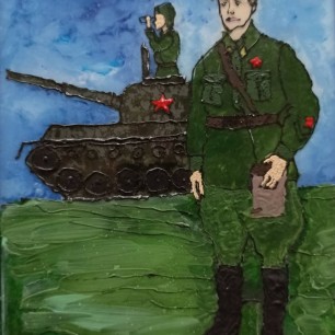 Солдаты в ожидании врага