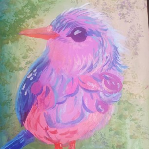 Птица в крааках