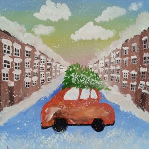 Зимний город