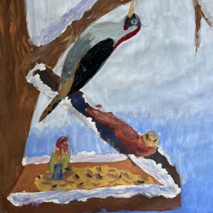 Зимовье птиц