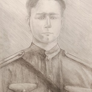 Портрет моего прадедушки- Соловьева Бориса Алексеевича.