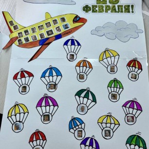 «Раскрывая парашют»