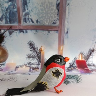 Снегирь - зимний огонёк