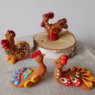 Тверская игрушка "Птичий переполох""