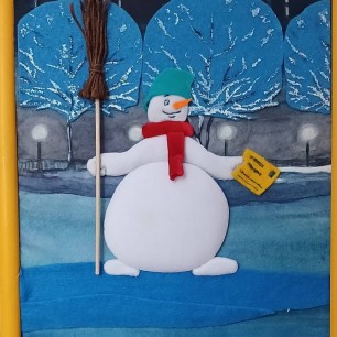 СНЕГОВИК-ПОЧТОВИК