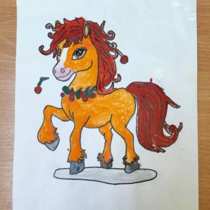 Огненная лошадка