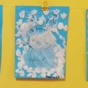 Зайчик с снегу