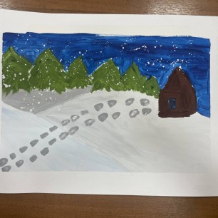 Зимние следы