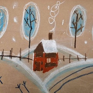 Зима в деревне