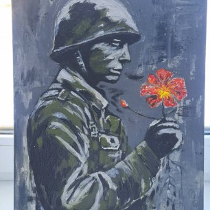 "Воин и цветок"