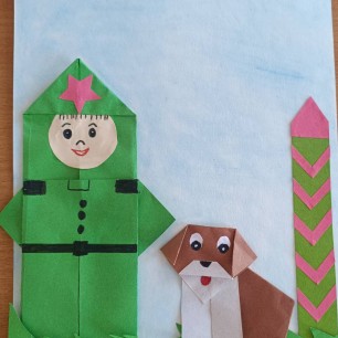 На границе с верным другом!