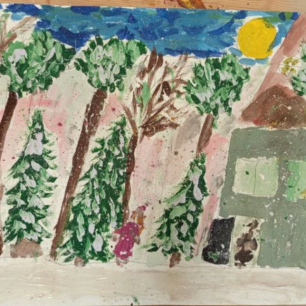 Снежная красота